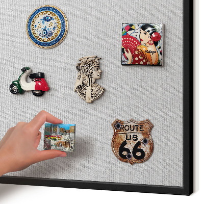 Panou magnetic mural decorativ cadru negru Eleganță subtilă