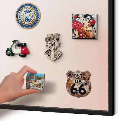 Panou magnetic mural decorativ cadru negru Farmec pastelat