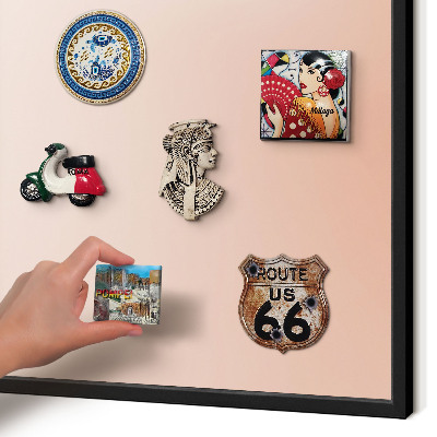 Panou magnetic mural decorativ cadru negru Farmec pastelat