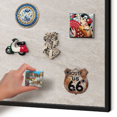 Panou magnetic mural decorativ cadru negru Eleganță delicată