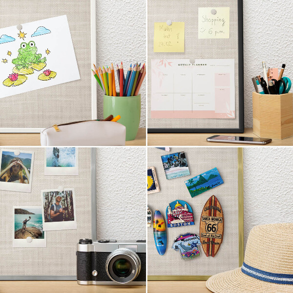 Panou magnetic mural decorativ cadru negru Eleganță subtilă