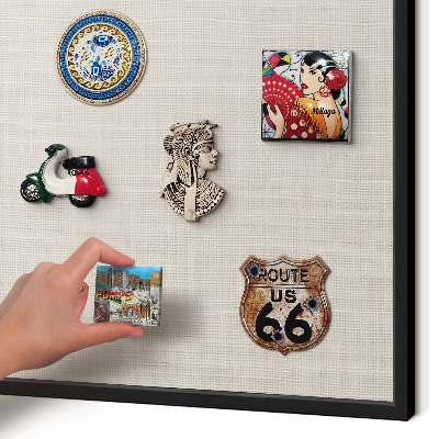Panou magnetic mural decorativ cadru negru Eleganță subtilă