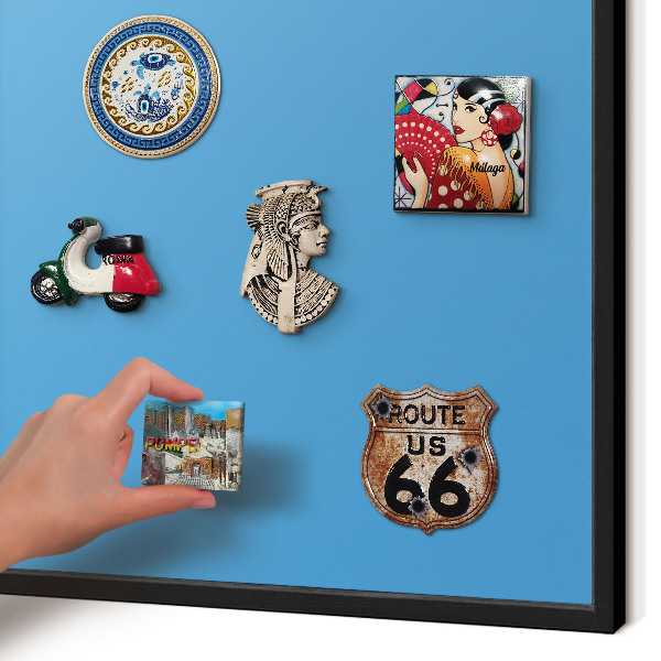 Panou magnetic mural decorativ cadru negru Apă albastră