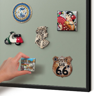 Panou magnetic mural decorativ cadru negru Salvie