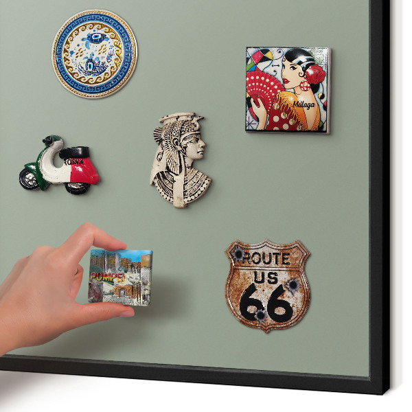 Panou magnetic mural decorativ cadru negru Salvie