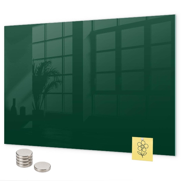 Tablă magnetică Culoare: verde sticlă