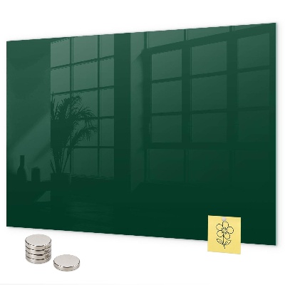 Tablă magnetică Culoare: verde sticlă