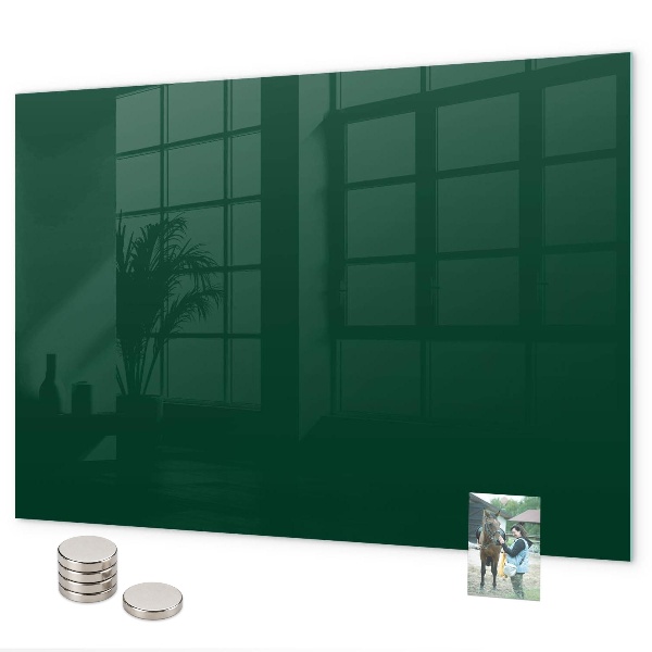 Tablă magnetică Culoare: verde sticlă