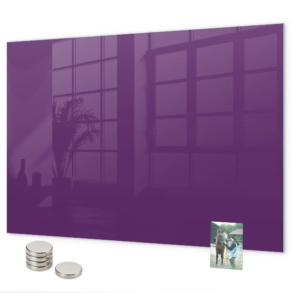 Tablă magnetică perete Violet