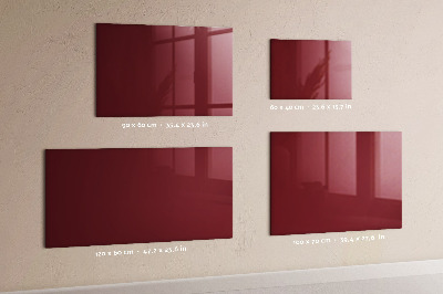 Tablă magnetică perete Culoare vișinie