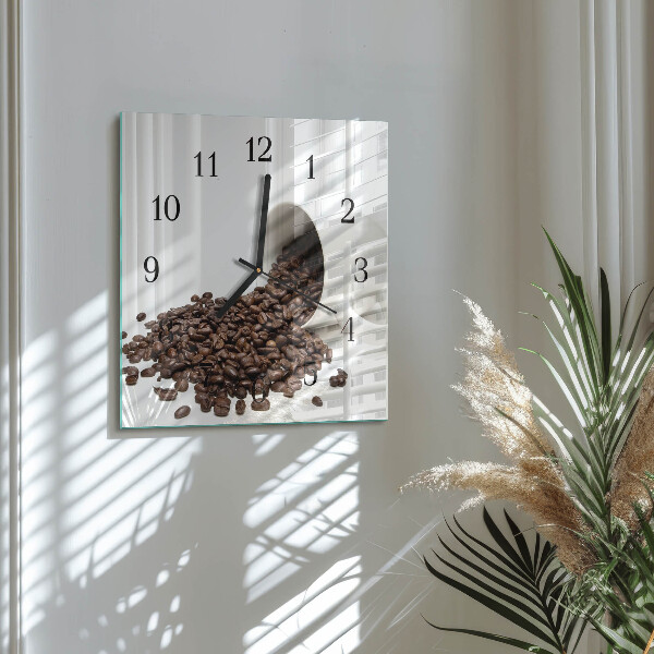 Ceas din sticlă pătrat Ceașcă de cafea