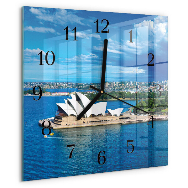 Ceas din sticlă pătrat Opera din Sydney