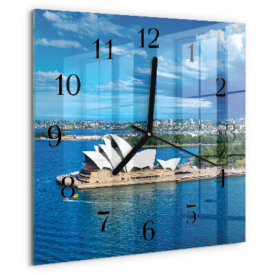 Ceas din sticlă pătrat Opera din Sydney
