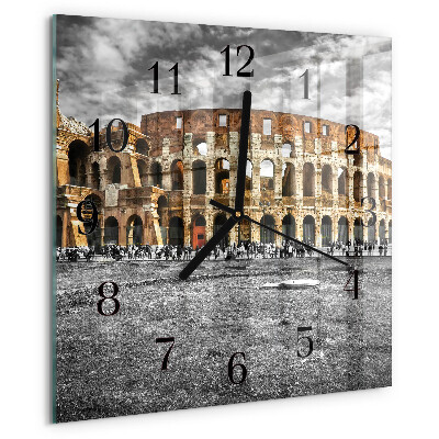 Ceas din sticlă pătrat Colosseum