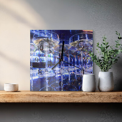 Ceas din sticlă pătrat Ochelari