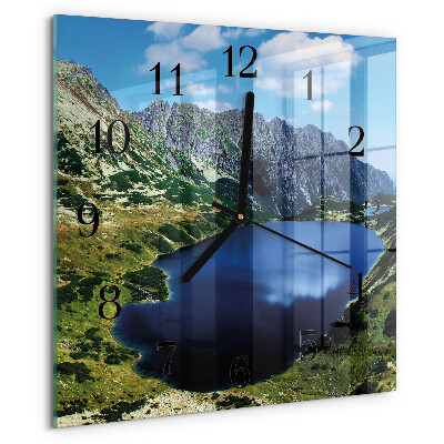 Ceas din sticlă pătrat Morskie Oko