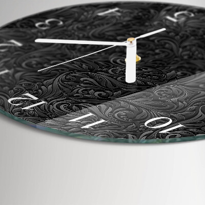 Ceas rotund de perete din sticlă Model