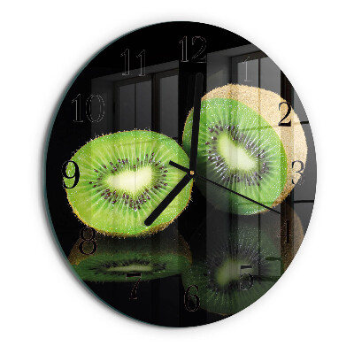 Ceas din sticlă rotund Kiwi