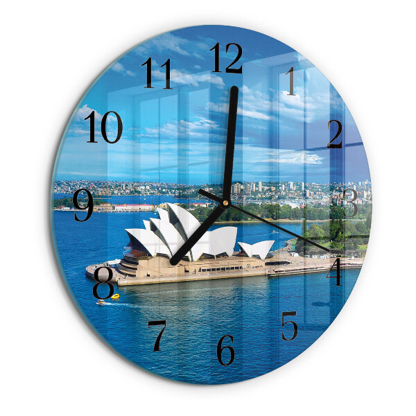 Ceas din sticlă rotund Opera din Sydney