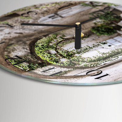 Ceas din sticlă rotund Plante Avenue