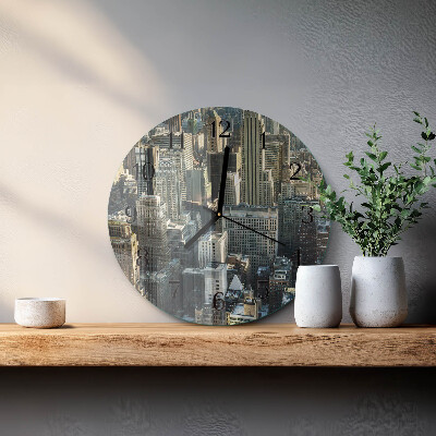 Ceas din sticlă rotund Orizont