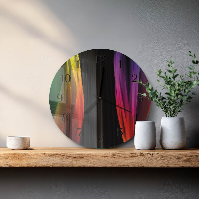 Ceas din sticlă rotund Abstracție
