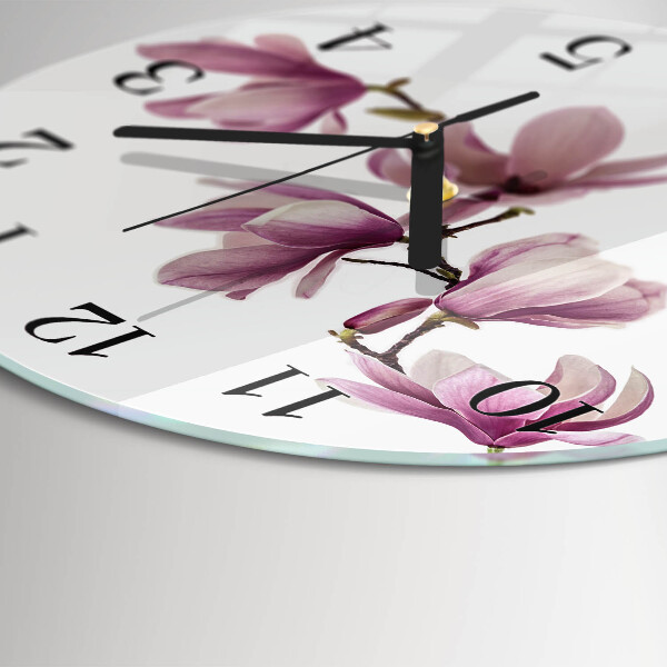 Ceas din sticlă rotund Magnolie