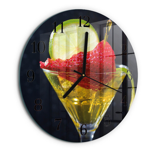 Ceas din sticlă rotund Cocktail