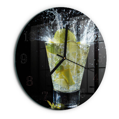 Ceas din sticlă rotund Cocktail