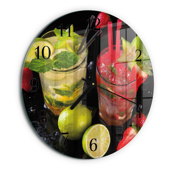 Ceas din sticlă rotund Cocktail
