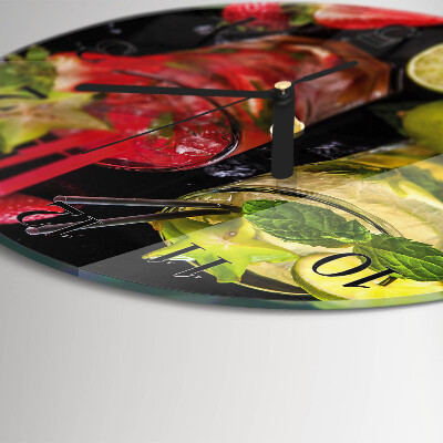 Ceas din sticlă rotund Cocktail