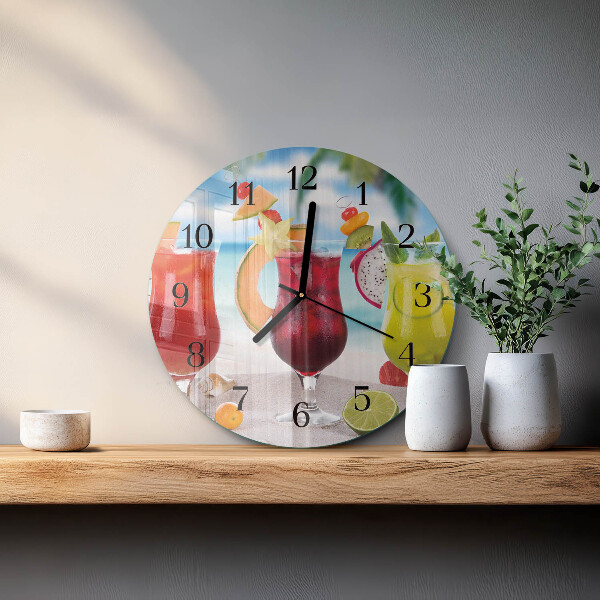 Ceas din sticlă rotund Cocktail