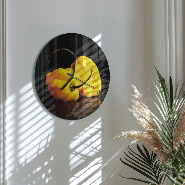 Ceas din sticlă rotund Piper