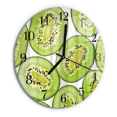Ceas din sticlă rotund Kiwi