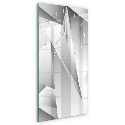 Ceas vertical de perete din sticlă Model