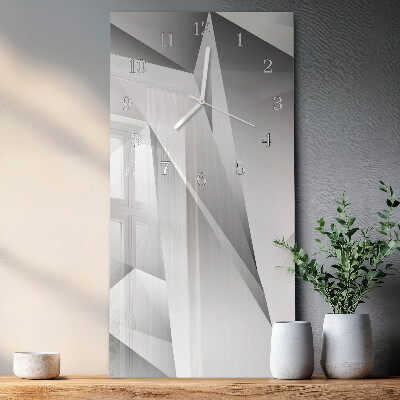 Ceas vertical de perete din sticlă Model