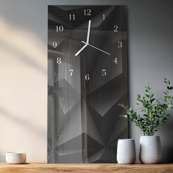 Ceas vertical de perete din sticlă Model