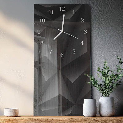 Ceas vertical de perete din sticlă Model