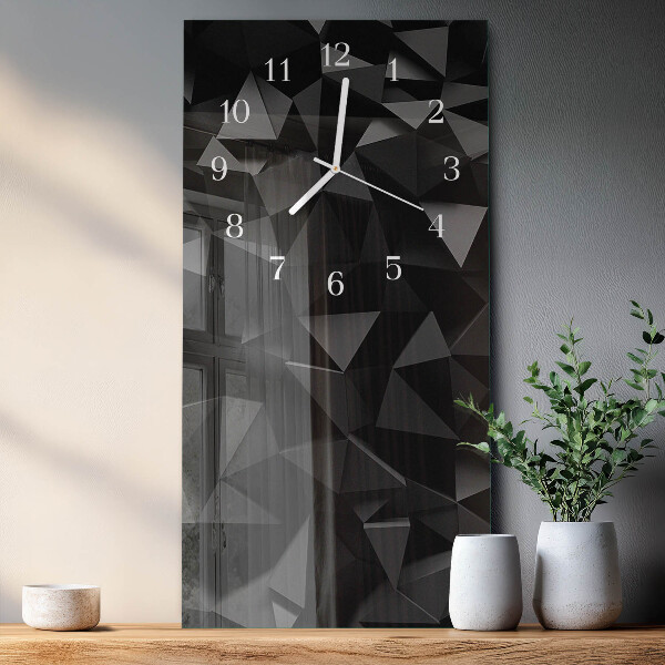 Ceas vertical de perete din sticlă Model