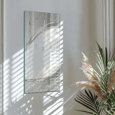 Ceas vertical de perete din sticlă Model