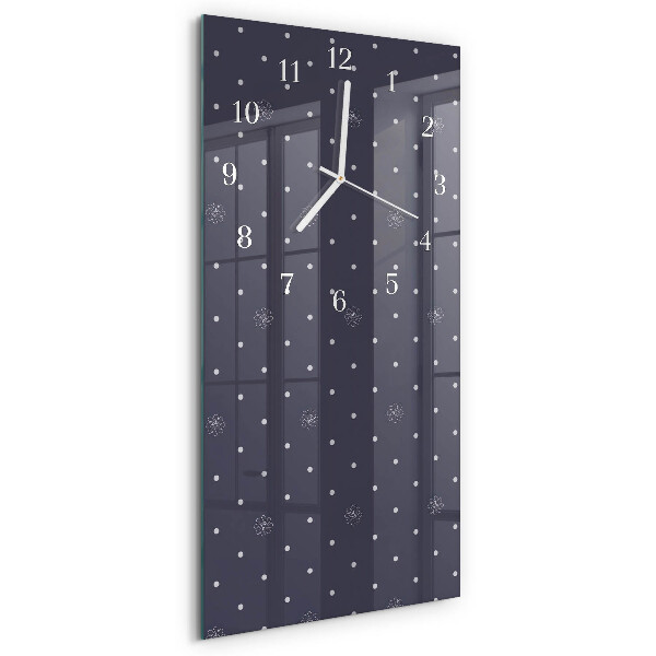 Ceas vertical de perete din sticlă Model