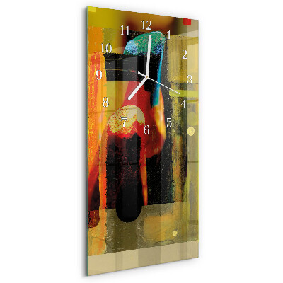 Ceas vertical de perete din sticlă Model