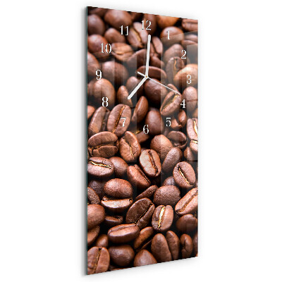 Ceas vertical de perete din sticlă Cereale de cafeină