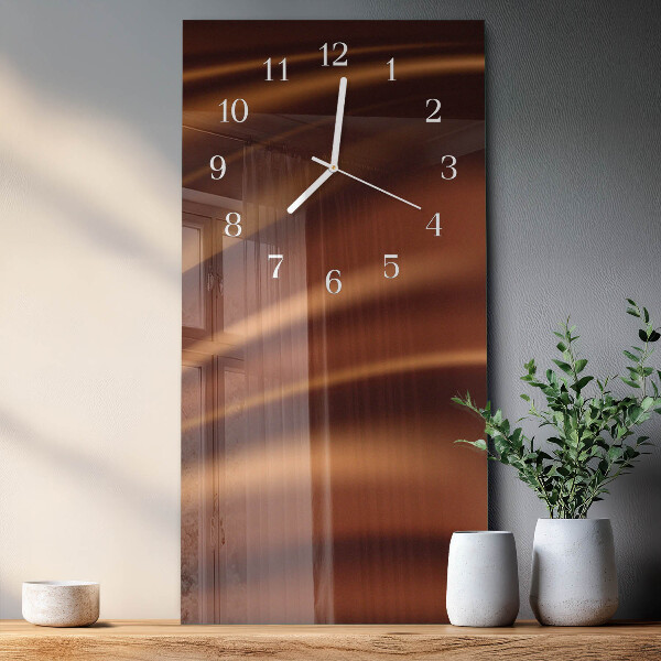Ceas vertical de perete din sticlă Model