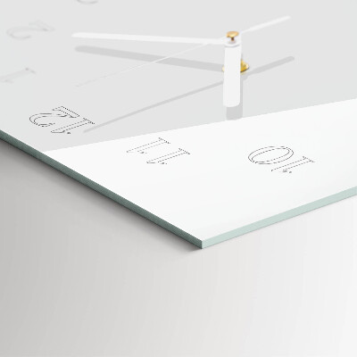 Ceas vertical de perete din sticlă Model