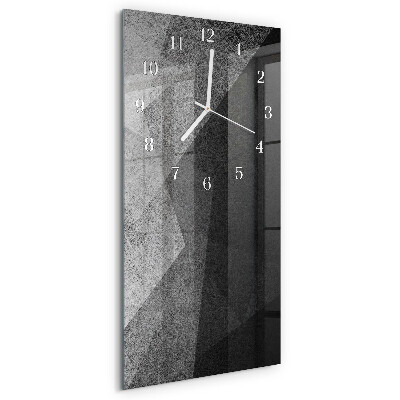 Ceas vertical de perete din sticlă Model