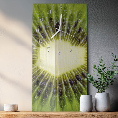 Ceas vertical de perete din sticlă Kiwi