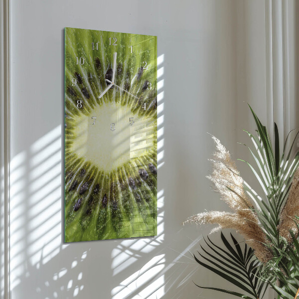 Ceas vertical de perete din sticlă Kiwi