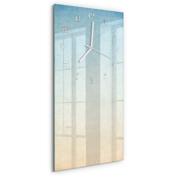 Ceas vertical de perete din sticlă Model