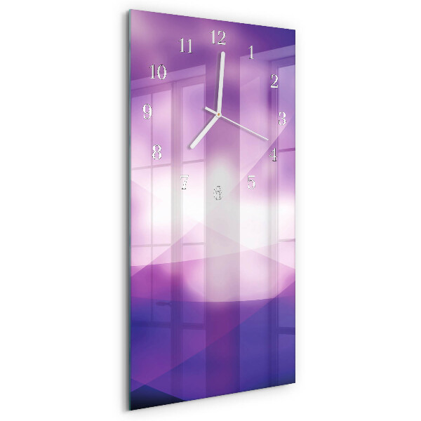 Ceas vertical de perete din sticlă Model